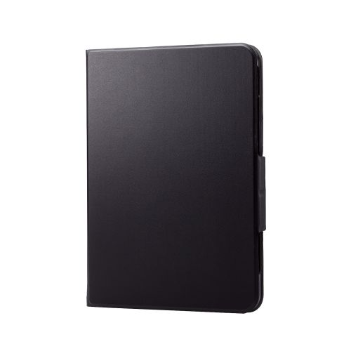 iPad 10.9inch(第10世代)用フラップケース/ソフトレザー/フリーアングル/スリープ対応/Apple Pencilホールド可能/ブラック