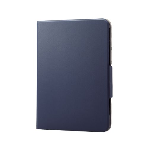 iPad 10.9inch(第10世代)用フラップケース/ソフトレザー/フリーアングル/スリープ対応/Apple Pencilホールド可能/ネイビー
