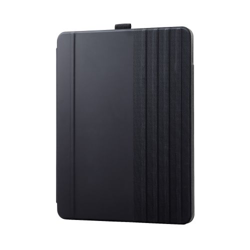 iPad Pro 12.9inch 第6/5世代用フラップケース/ソフトレザー/ドローイングアングル/8段階/スリープ対応/ブラック