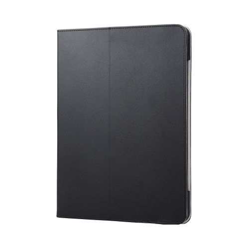 13インチiPad Air(M2)フラップケース/ソフトレザー/2アングル/軽量/ブラック