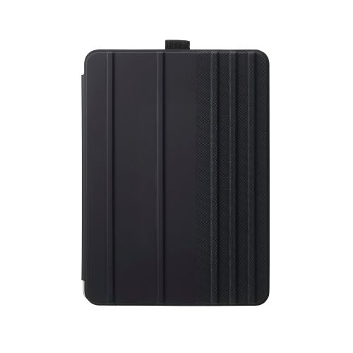 iPad Air 11インチ(M3/M2)/フラップケース/ソフトレザー/ドローイング/アングル7段階/スリープ対応/ブラック