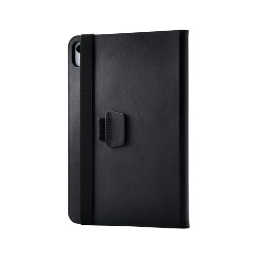 iPad 11インチ(A16)/10.9インチ(第10世代)/iPad 第10世代/フラップケース/衝撃ガード/ベルト付/2アングル/軽量/ブラック