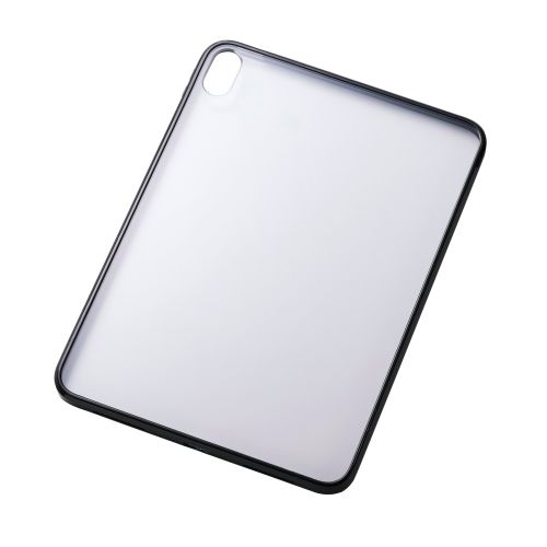 iPad 11インチ(A16)/10.9インチ(第10世代)/iPad(A16)/クリアケース/背面クリア/軽量/カラーエッジ/ブラック