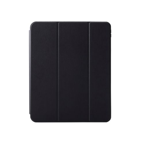 13インチiPad Air(M2)/フラップケース/衝撃吸収/ApplePencil収納/スリープ対応/ブラック