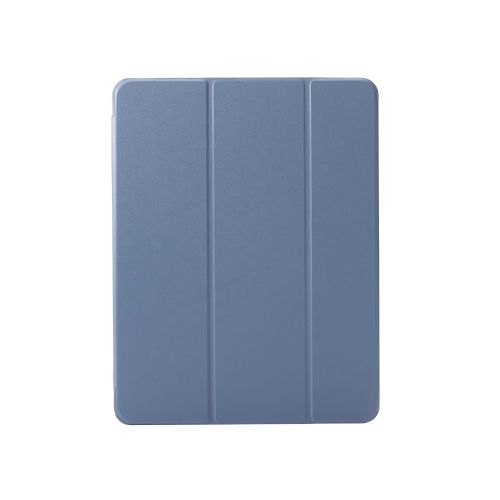 13インチiPad Air(M2)/フラップケース/薄型軽量/背面クリア/2アングル/スリープ対応/ブルーグレー
