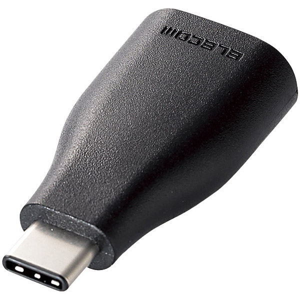 タブレット用USB3.1変換アダプタ/TypeC-Aメス/ブラック