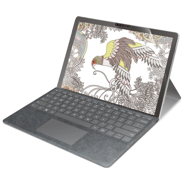 Surface Go 2用保護フィルム/紙心地/反射防止/ケント紙タイプ