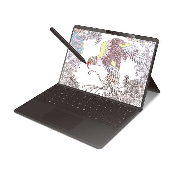 Surface Pro 8/Pro X用保護フィルム/紙心地/反射防止/ケント紙タイプ