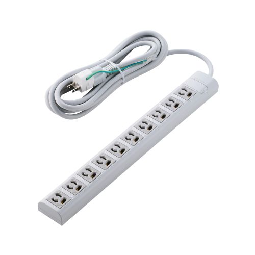 法人用タップ/3P/抜け止め/マグネット/10個口/5.0m