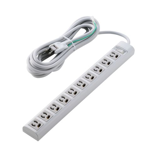 OAタップ/3P/10個口/マグネット/抜け止め/スイッチ/5m