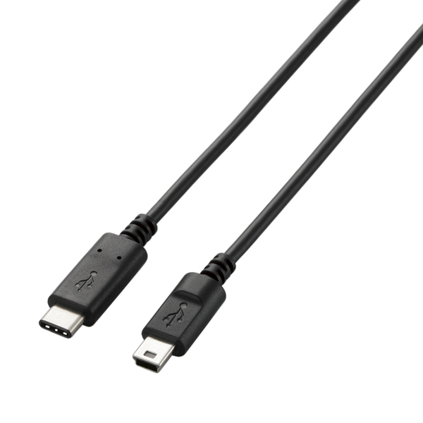 USB2.0ケーブル/C-microBタイプ/認証品/3A出力/1.0m/ブラック