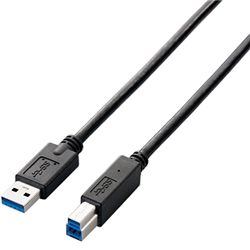 USB3.0ケーブル(A-B)/3.0m/ブラック