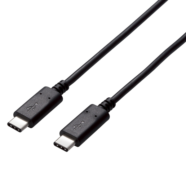 USB3.1ケーブル/Gen2/C-Cタイプ/認証品/USB Power Delivery対応/5A出力/1.0m/ブラック