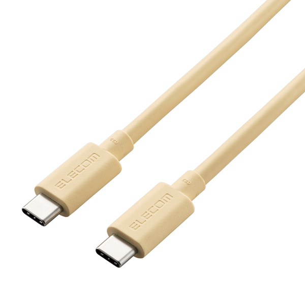 USB4ケーブル/C-Cタイプ/0.8m/イエロー