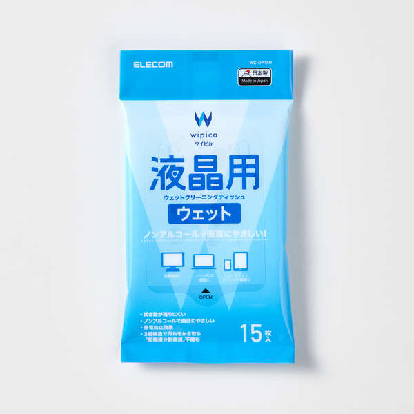 ウェットティッシュ/液晶用/ピロー/15枚