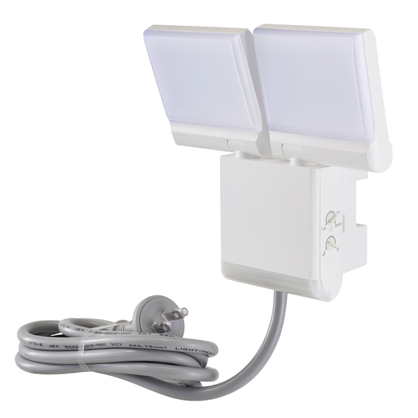 フラットACセンサーライト2灯