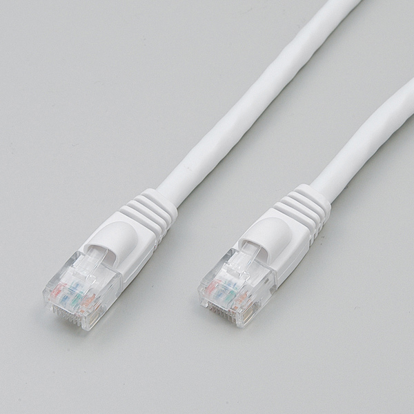 LANケーブル CAT6a 5m ホワイト