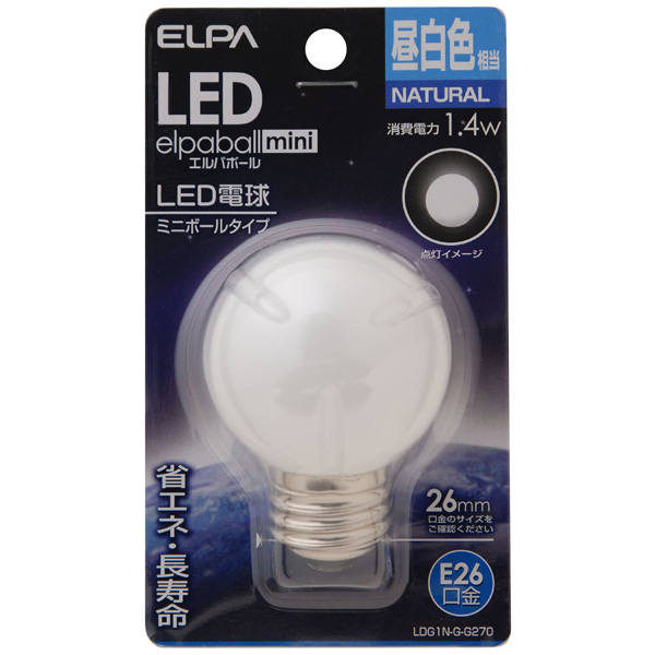 LED電球 G50形 E26