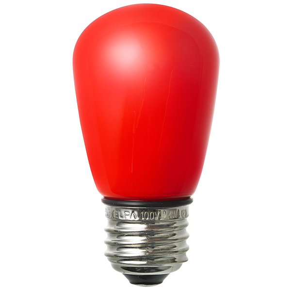 LED電球 サイン球 防水 E26 R色
