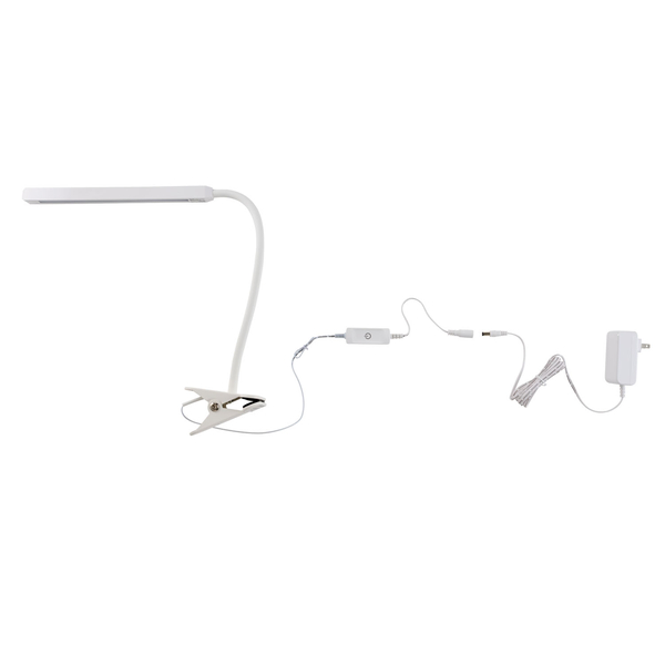 LEDクリップライト　スティックWH