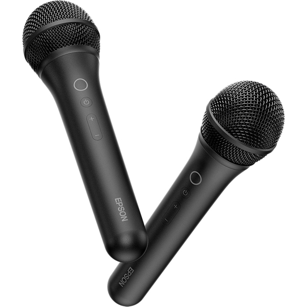 家庭用プロジェクター用 ワイヤレスマイク（2本セット）