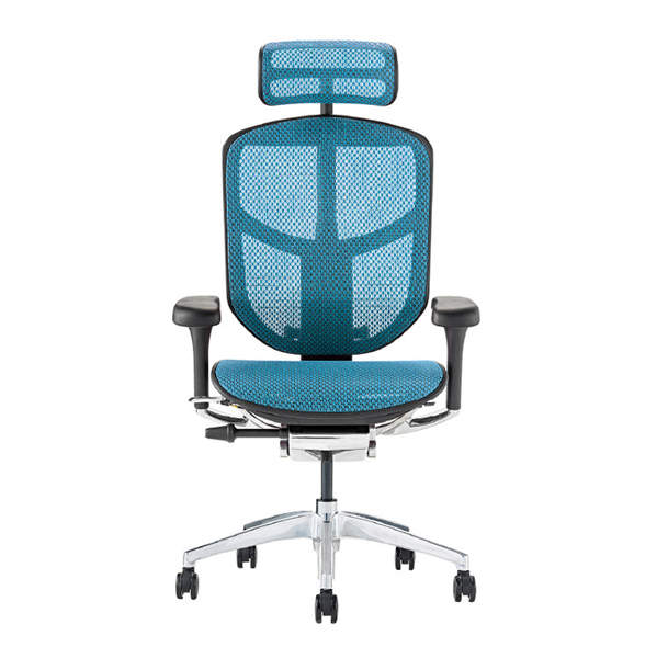 EJ2-HAM-BF-BL【PU】 エルゴヒューマン エンジョイⅡ ハイタイプ ブラックフレーム/ブルー