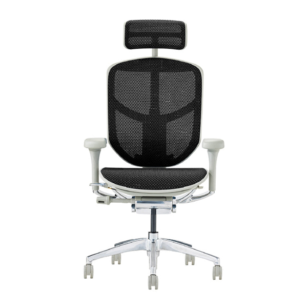 EJ2-HAM-GF-BK【PU】 エルゴヒューマン エンジョイⅡ ハイタイプ グレーフレーム/ブラック