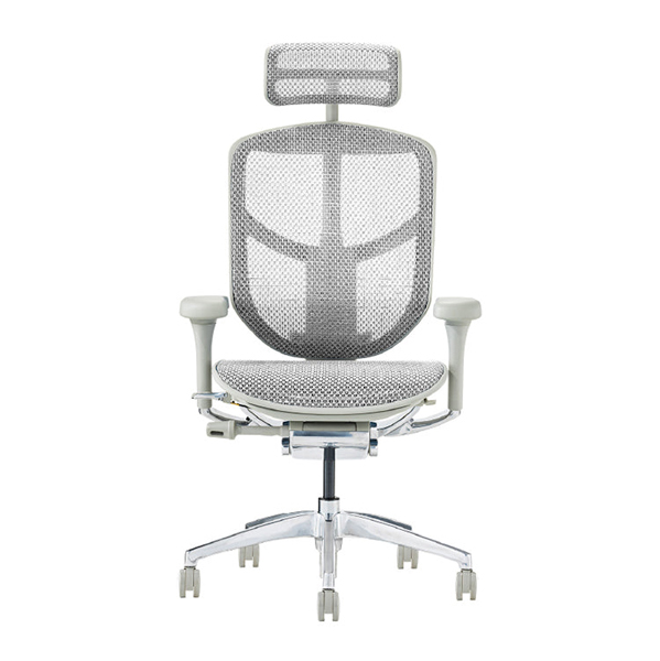 EJ2-HAM-GF-WH【PU】 エルゴヒューマン エンジョイⅡ ハイタイプ グレーフレーム/ホワイト