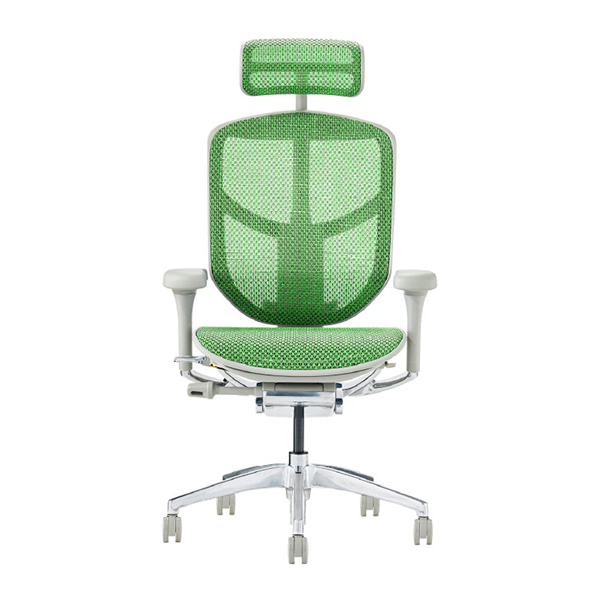 EJ2-HAM-GF-GN【PU】 エルゴヒューマン エンジョイⅡ ハイタイプ グレーフレーム/グリーン