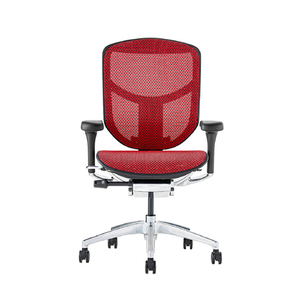 EJ2-LAM-BF-RD【PU】 エルゴヒューマン エンジョイⅡ ロータイプ ブラックフレーム/レッド