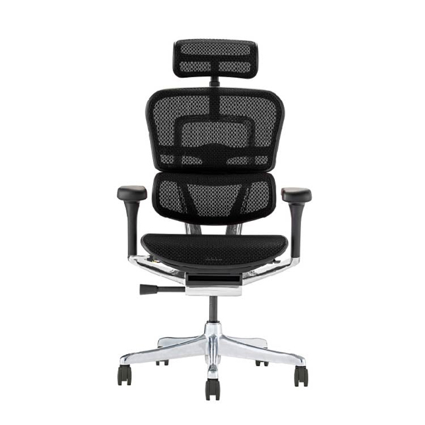 EHP2-HAM-DR-BF-BK【PU】新基盤 エルゴヒューマン プロII ハイタイプ 新基盤 ブラックフレーム/ブラック