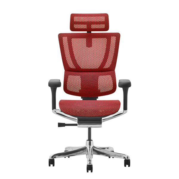 FIT2-HAM-DR-BF-RD【新基盤】 エルゴヒューマン フィットⅡ ハイタイプ 新基盤 ブラックフレーム/レッド