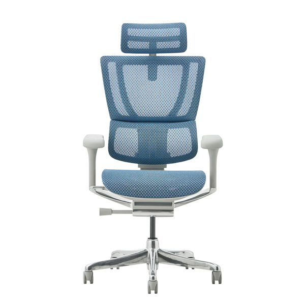 FIT2-HAM-DR-GF-BL【新基盤】 エルゴヒューマン フィットⅡ ハイタイプ 新基盤 グレーフレーム/ブルー