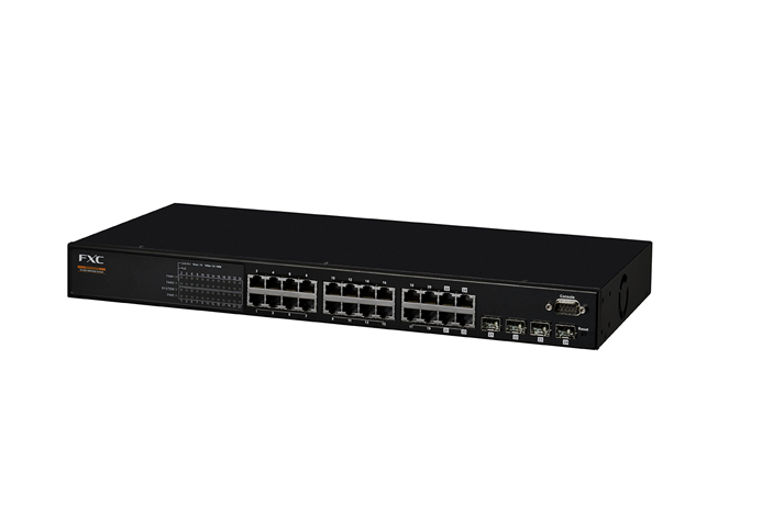 24ポート 10/100/1000Mbps 管理機能付PoEスイッチ + 同製品SB5バンドル