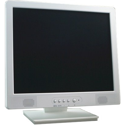 17型キャビネット式タッチパネルモニター 抵抗膜方式 ホワイト