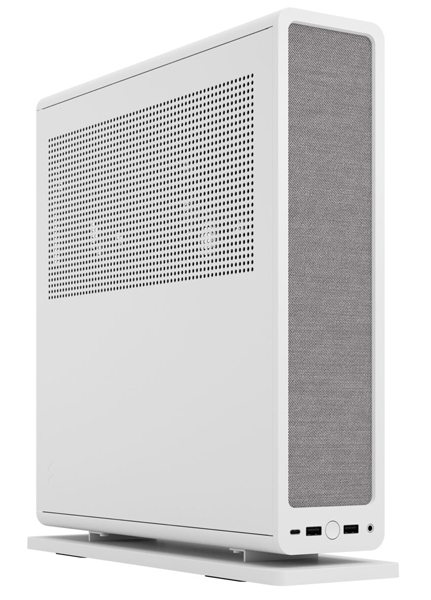 Mini-ITX対応スリム型PCケース Ridge PCIe 4.0 White