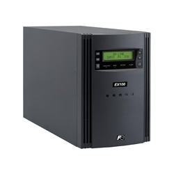 UPS 無停電電源装置 EX100 (1000VA) 1kVA 常時インバータ給電/常時商用給電(自動切替・手動切替）正弦波 据置タイプ 自立型 タワー型
