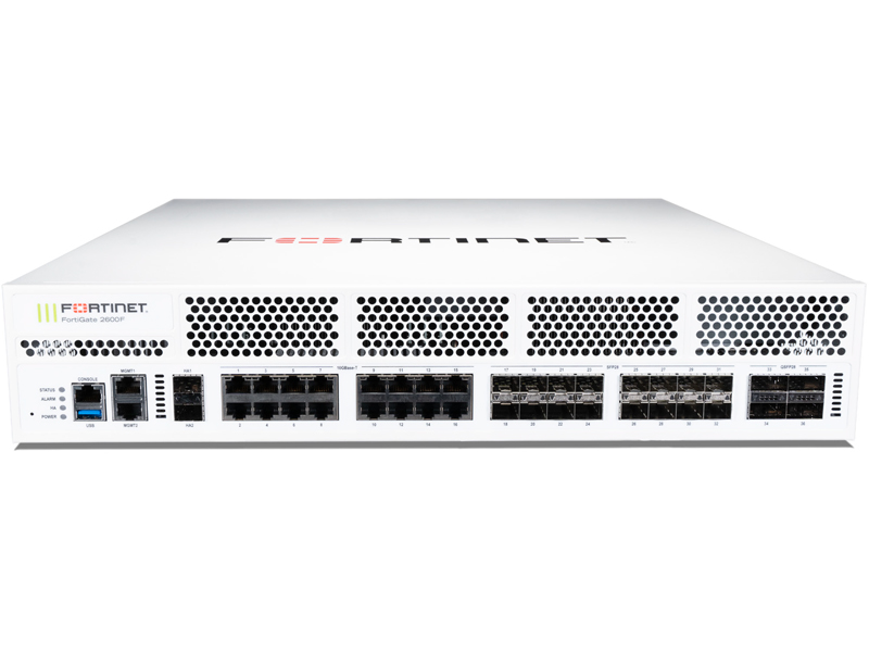 FortiGate 2600F ENTバンドル版(本体+FortiCare1年)