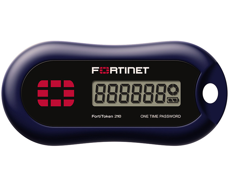 FortiToken 210 （物理トークン版） 5個セット