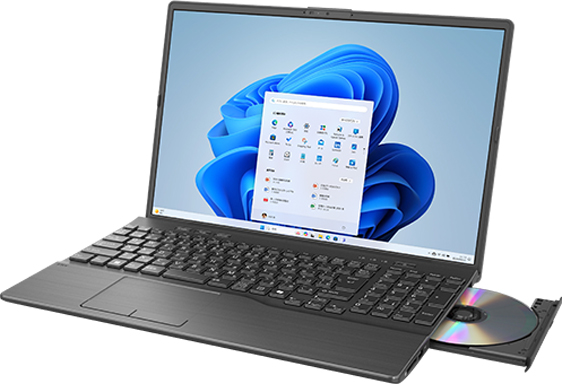 FMV A53-K3 ブラック (Core i5-1335U/16GB/SSD・256GB/DVDスーパーマルチ/Win11Home64/Microsoft 365 Personal (24か月版、Office H&B2024 オプション付)/16型)