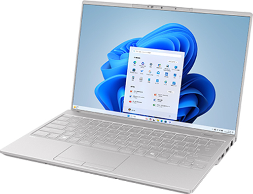 FMV U77-K3 グレー (Core Ultra 7 155H/16GB/SSD・512GB/光学ドライブなし/Win11Home64/Microsoft 365 Personal (24か月版、Office H&B2024 オプション付)/14型)