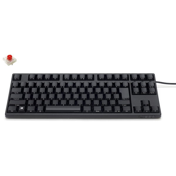 Majestouch Stingray LowProfile赤軸 テンキーレス 日本語配列 かななし 前面印字