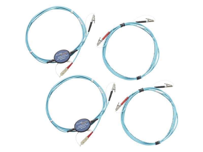 50μm LC終端ファイバー・テスト用マルチモード・エンサークルド・フラックス規格準拠テスト基準コード・キット (2m) (2 SC/LC、2 LC/LC)