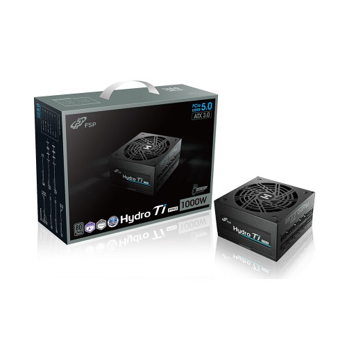 Hydro Ti PRO 1000W / ATX12 V3.0準拠 / PCIe 5.0対応 / 12VHPWRコネクター装備 / 80PLUS TITANIUM フルモジュラー方式 1000W ATX電源 / 10年保証