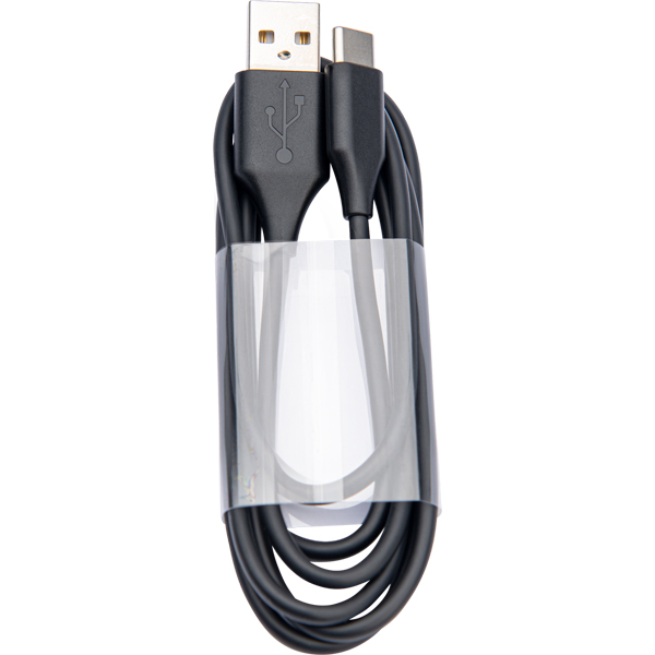 Evolve2無線ヘッドセット用USB充電ケーブル「Jabra Evolve2 USB Cable USB-A to USB-C 1.2m Black」