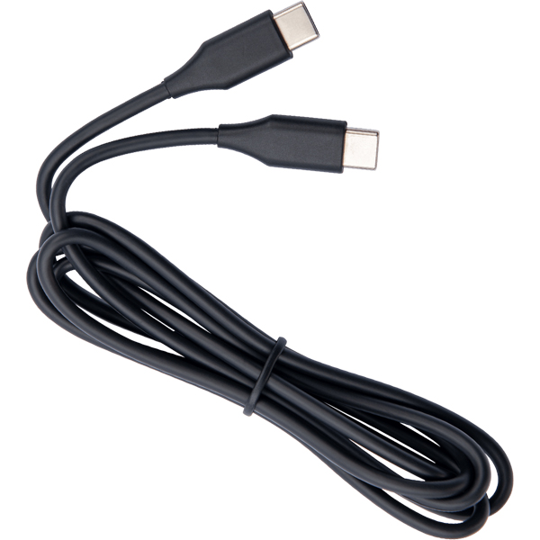 Evolve2無線ヘッドセット用USB充電ケーブル「Jabra Evolve2 USB Cable USB-C to USB-C 1.2m Black」