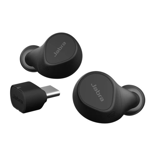 Jabra 完全ワイヤレスイヤホン型 USB-C UC認定 充電パッド付「Jabra Evolve2 Buds USB-C UC - Wireless Charging Pad」