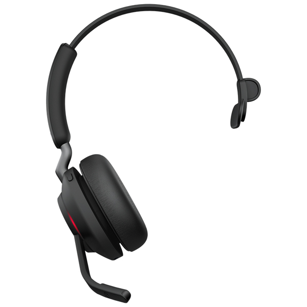 Jabra 無線ヘッドセット USB-C 片耳 MS認定 「Jabra Evolve2 65 MS Mono USB-C Black」