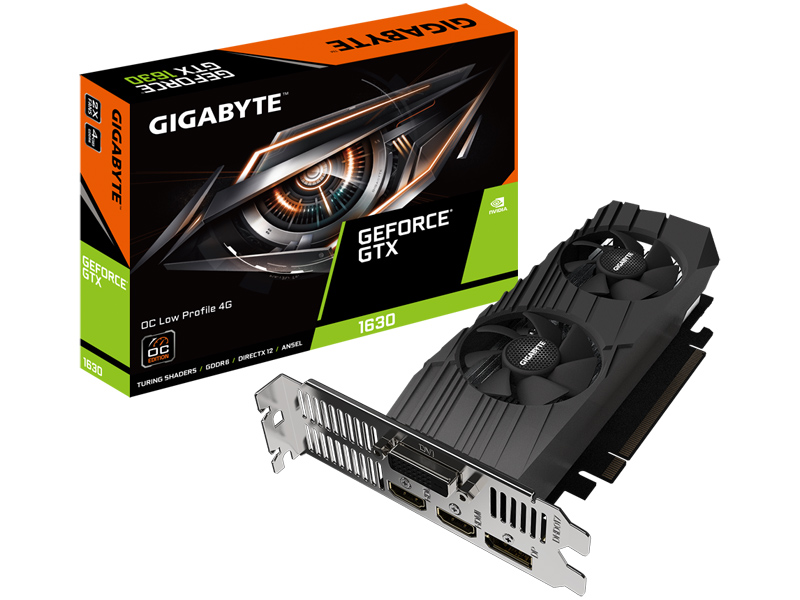 NVIDIA GeForce GTX1630 GDDR6 4GBメモリ搭載 グラフィックボード 2年保証 GV-N1630OC-4GL