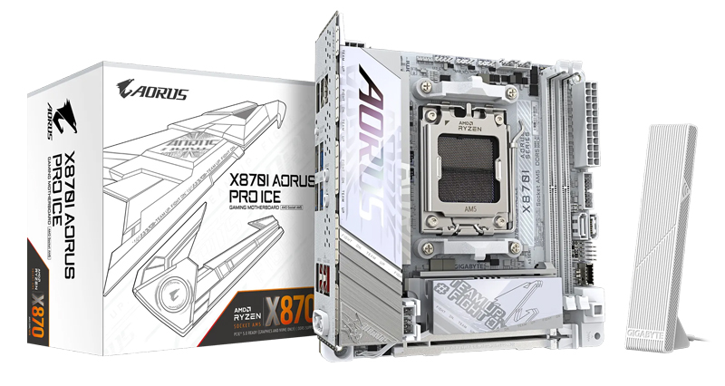 Mini-ITXマザーボード X870I AORUS PRO ICE
